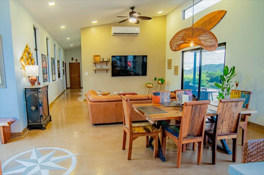 The living space at Casa Toltec